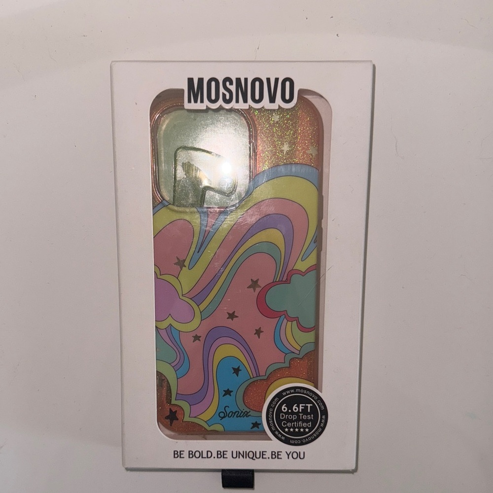 Multicolor Retro Cloud iPhone 14 Phone Case